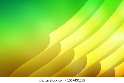 Light Green, Yellow vector template with repeated sticks. Modern geometrical abstract illustration with Lines. Pattern for your busines websites.