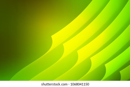 Light Green, Yellow vector template with repeated sticks. Modern geometrical abstract illustration with Lines. Smart design for your business advert.