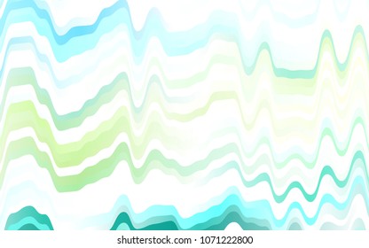 Light Green, Yellow vector template with bubble shapes. Blurred geometric sample with gradient bubbles.  A completely new marble design for your business.