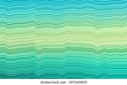 Light Green, Yellow vector template with lava shapes. A vague circumflex abstract illustration with gradient. Pattern for your business design.