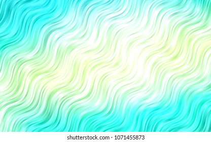 Light Green, Yellow vector template with liquid shapes. Colorful illustration in abstract marble style with gradient. A new texture for your  ad, booklets, leaflets.