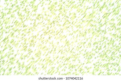 Light Green, Yellow vector template with repeated sticks. Decorative shining illustration with lines on abstract template. The pattern can be used for websites.