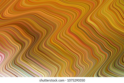 Light Green, Yellow vector template with liquid shapes. Creative geometric illustration in marble style with gradient. Textured wave pattern for backgrounds.