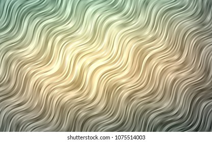 Light Green, Yellow vector template with bubble shapes. Creative illustration in halftone marble style with gradient. Marble design for your web site.