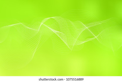 Light Green, Yellow vector template with circles. Blurred decorative design in abstract style with bubbles. The pattern can be used for beautiful websites.