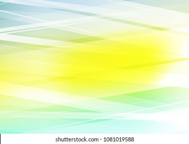 Light Green, Yellow vector template with repeated sticks. Modern geometrical abstract illustration with staves. The pattern can be used for busines ad, booklets, leaflets