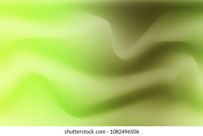 Light Green, Yellow vector template with liquid shapes. Creative geometric illustration in marble style with gradient. Pattern for your business design.
