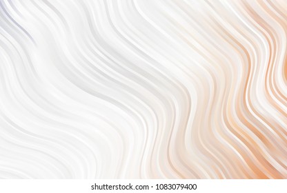 Light Green, Yellow vector template with lava shapes. A sample with blurred bubble shapes. New composition for your brand book.