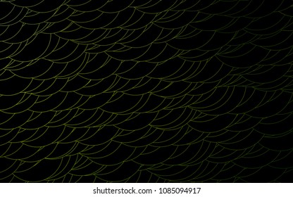 Light Green, Yellow vector  template with circles. Abstract illustration with colored bubbles in nature style. The pattern can be used for beautiful websites.