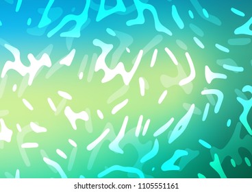 Light Green, Yellow vector template with bubble shapes. Geometric illustration in marble style with gradient.  Marble design for your web site.