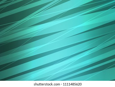 Light Green, Yellow vector template with repeated sticks. Modern geometrical abstract illustration with staves. The template can be used as a background.