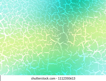 Light Green, Yellow vector template with bubble shapes. Creative geometric illustration in marble style with gradient. Marble design for your web site.