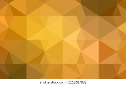 Light Green, Yellow vector template with gradient triangles. Elegant bright polygonal illustration with gradient. Brand new style for your business design.