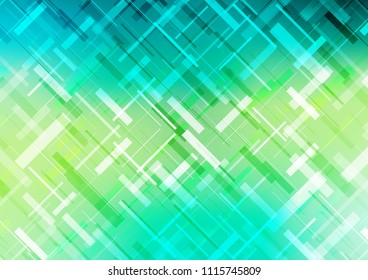Light Green, Yellow vector template with repeated sticks. Decorative shining illustration with lines on abstract template. Smart design for your business advert.