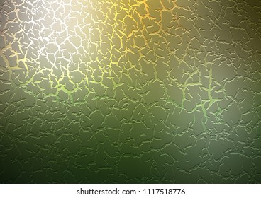 Light Green, Yellow vector template with abstract lines. Modern gradient abstract illustration with bandy lines. Textured wave pattern for backgrounds.