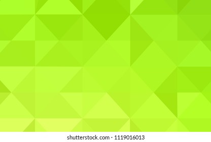 Light Green, Yellow vector template with gradient triangles. Colorful illustration in polygonal style with gradient. The template for cell phone's backgrounds.