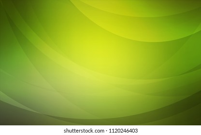 Light Green, Yellow vector template with abstract circles. Colorful abstract illustration with gradient lines. The best blurred design for your business.