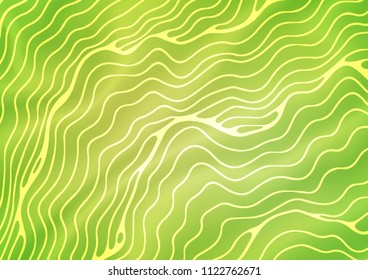 Light Green, Yellow vector template with bubble shapes. A sample with blurred bubble shapes. Marble style for your business design.