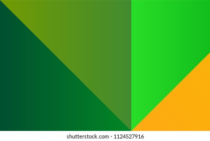Light Green, Yellow vector template with rainbow of colours. Illustration with set of spectral palette. Set of colors for clever designers.