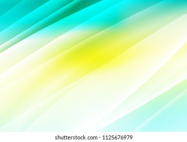 Light Green, Yellow vector template with repeated sticks. Glitter abstract illustration with colored sticks. The pattern can be used for busines ad, booklets, leaflets