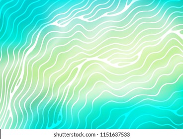 Light Green, Yellow vector template with bubble shapes. A completely new color illustration in marble style. Marble style for your business design.