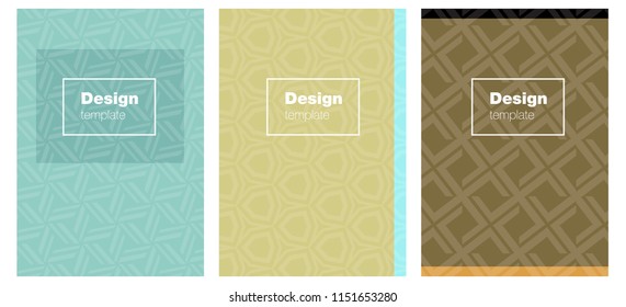 Light Green, Yellow vector template for journals. Abstract booklet on colored background with gradient. Pattern for business books, journals.