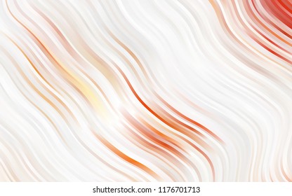 Light Green, Yellow vector template with bent lines. Creative illustration in halftone marble style with gradient. Pattern for your business design.