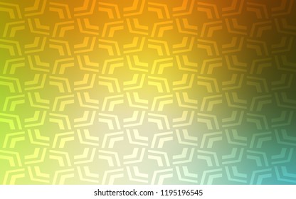 Light Green, Yellow vector template with bubble shapes. Creative illustration in halftone marble style with gradient. A completely new memphis design for your business.