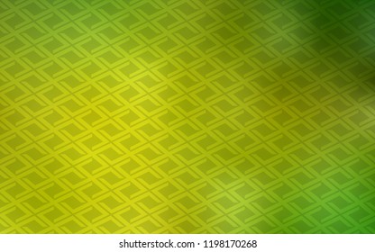 Light Green, Yellow vector template with crystals, rectangles. Modern abstract illustration with colorful rectangles. Best design for your ad, poster, banner.