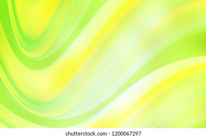 Light Green, Yellow vector template with bubble shapes. Colorful illustration in abstract marble style with gradient. A new texture for your  ad, booklets, leaflets.