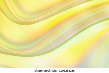 Light Green, Yellow vector template with bubble shapes. Geometric illustration in marble style with gradient.  A new texture for your  ad, booklets, leaflets.