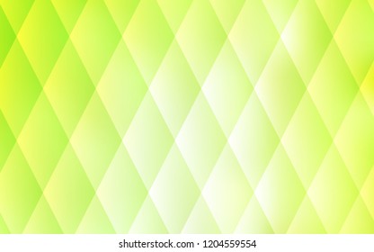 Light Green, Yellow vector template with crystals, rectangles. Illustration with set of colorful rectangles. The template can be used as a background.
