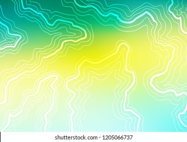Light Green, Yellow vector template with bubble shapes. Glitter abstract illustration with wry lines. The best blurred design for your business.