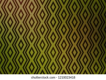 Light Green, Yellow vector template with sticks, squares. Shining colorful illustration with lines, rectangles. Best design for your ad, poster, banner.