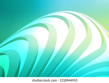 Light Green, Yellow vector template with repeated sticks. Shining colored illustration with narrow lines. Smart design for your business advert.