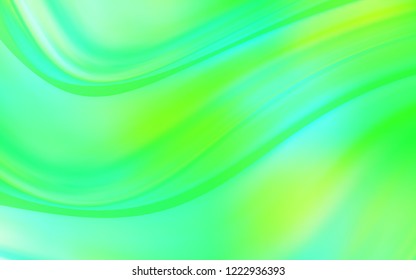Light Green, Yellow vector template with bubble shapes. A vague circumflex abstract illustration with gradient. Marble style for your business design.