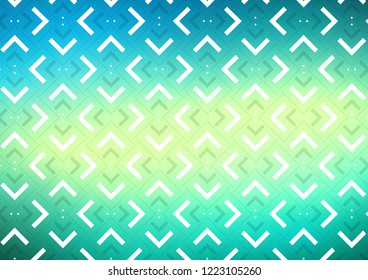 Light Green, Yellow vector template with repeated sticks. Lines on blurred abstract background with gradient. The pattern can be used for websites.