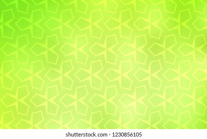 Light Green, Yellow vector template with rhombus. Illustration with set of colorful rectangles. Best design for your ad, poster, banner.