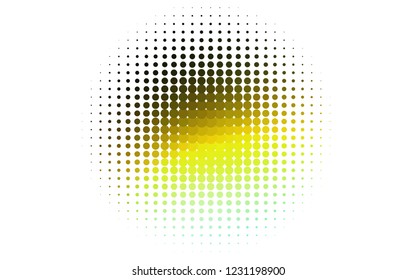 Light Green, Yellow vector template with circles. Abstract illustration with colored bubbles in nature style. Pattern for ads, booklets.