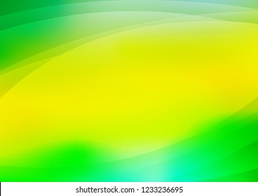 Light Green, Yellow vector template with repeated sticks. Decorative shining illustration with lines on abstract template. The pattern can be used for websites.