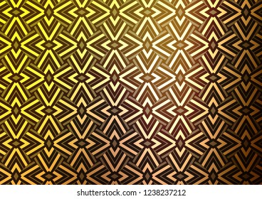 Light Green, Yellow vector template with crystals, triangles. Beautiful illustration with triangles in nature style. Best design for your ad, poster, banner.