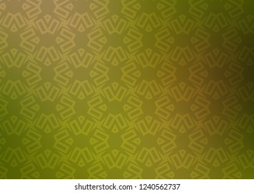 Light Green, Yellow vector template with triangles, squares. Illustration with set of colorful triangles, squares. Pattern for busines ad, booklets, leaflets