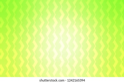 Light Green, Yellow vector template with repeated sticks. Colorful shining illustration with lines on abstract template. Template for your beautiful backgrounds.
