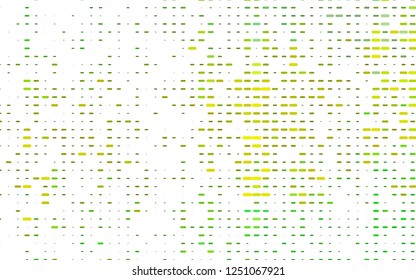 Light Green, Yellow vector template with repeated sticks. Blurred decorative design in simple style with lines. Best design for your ad, poster, banner.