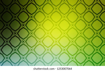 Light Green, Yellow vector template with sky stars. Stars on blurred abstract background with gradient. Best design for your ad, poster, banner.