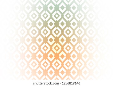 Light Green, Yellow vector template with crystals, rectangles. Glitter abstract illustration with rectangular shapes. The template can be used as a background.