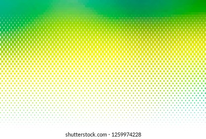 Light Green, Yellow vector template with crystals, rectangles. Glitter abstract illustration with rectangular shapes. Modern template for your landing page.
