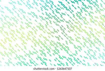 Light Green, Yellow vector template with repeated sticks. Shining illustration with lines on abstract template. Smart design for your business advert.