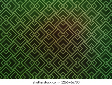 Light Green, Yellow vector template with repeated sticks. Glitter abstract illustration with colored sticks. Pattern for websites, landing pages.