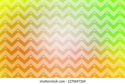 Light Green, Yellow vector template with lines, triangles. Beautiful illustration with triangles in nature style. Pattern for websites.